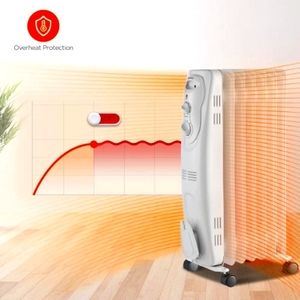Pelonis Mechanical Oil-Filled Radiant Heater NY15EC-7